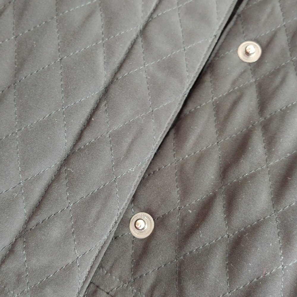 Jones New York Quilted Black Jacket Small - Picture 3 of 11